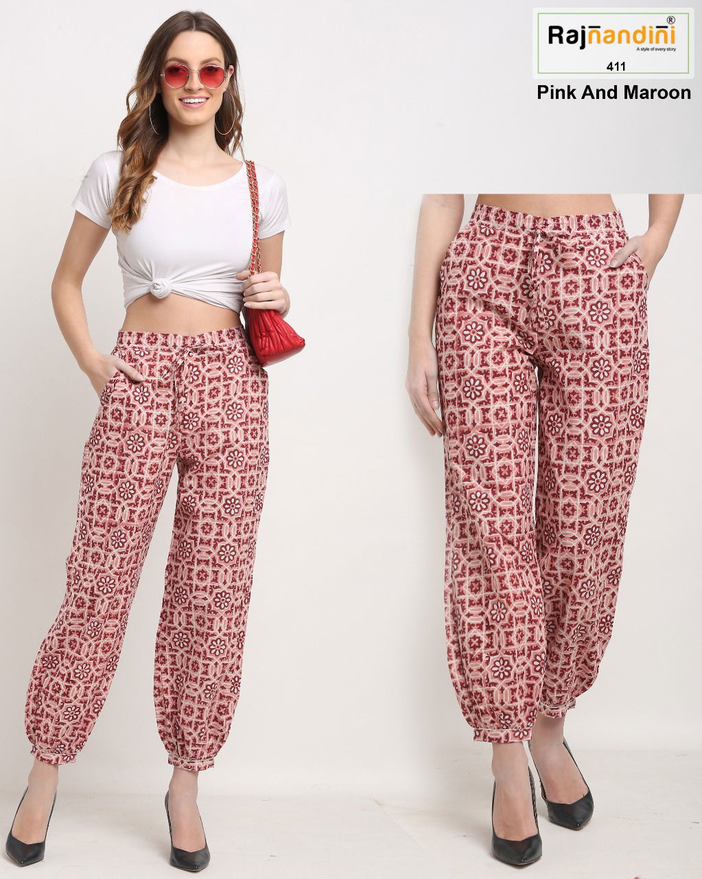 Rajnandini Plazzo 1 Cotton Printed Comfortable Pants Collection